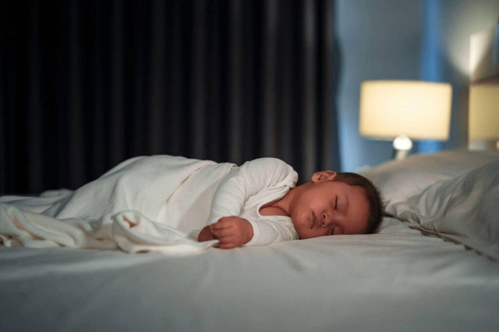 how to dress baby at night